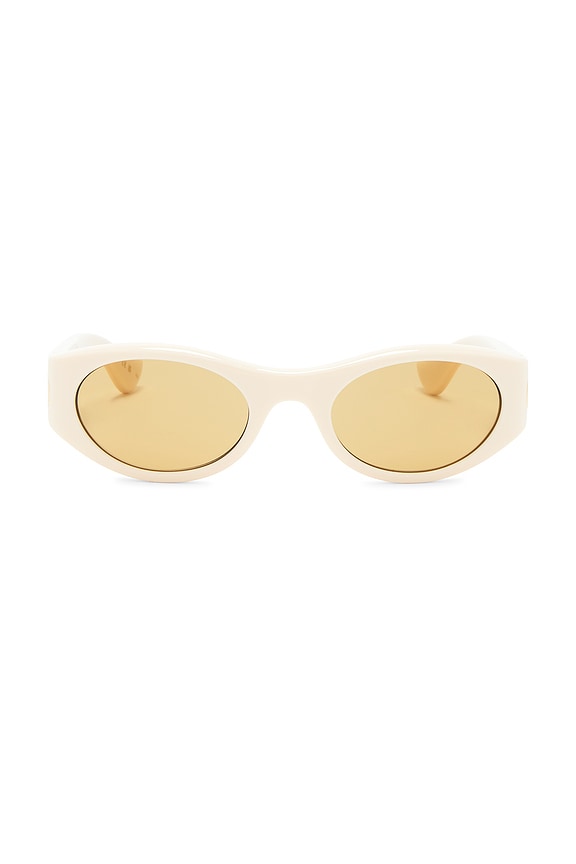 FWRD Renew Chanel Coco Mark Sunglasses in Black | FWRD