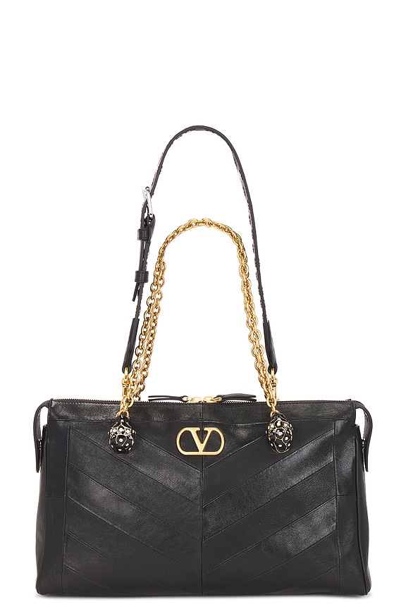 FWRD Renew Louis Vuitton Tweed Capucines Handbag in Blue | FWRD