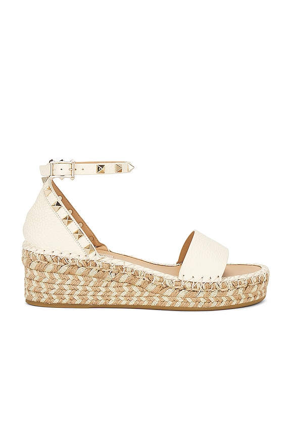 Valentino Garavani Rockstud Espadrilles in Selleria