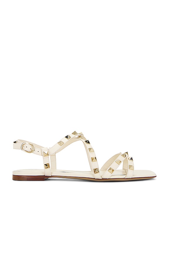 Valentino Garavani ONE STUD サンダル - Light Ivory | FWRD