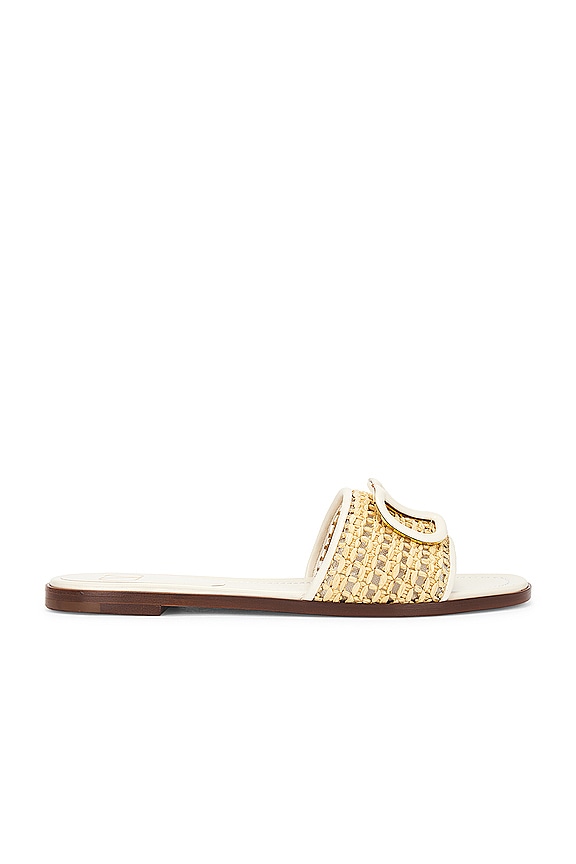 Valentino Garavani Rockstud Sandals in Star Gold | FWRD