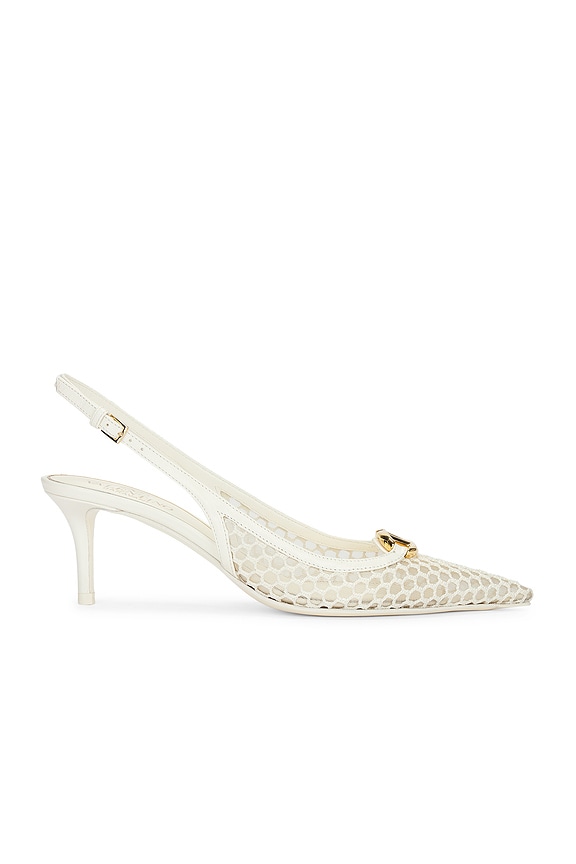 Bottega Veneta Tex Mule in Sea Salt | FWRD