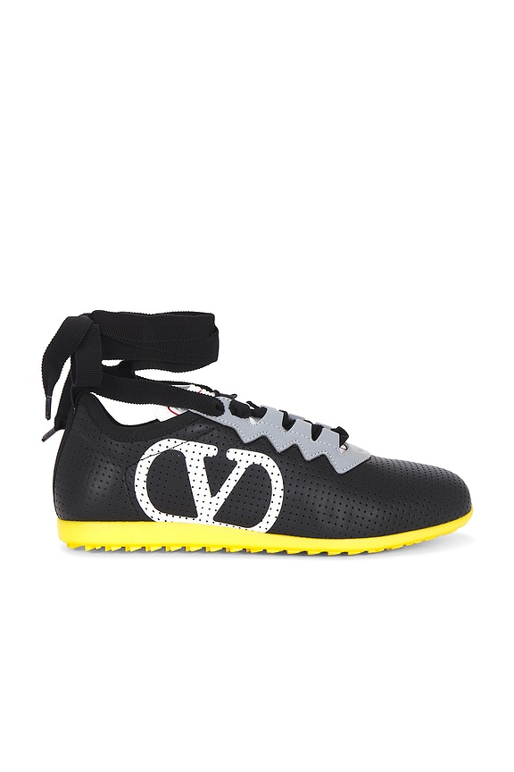 極美品✨ ヴァレンティノ VLTNロゴ ラバーブレスレット ブラック 保存袋付き Valentino Garavani V LOGO ブレスレット - Nero & Crystal