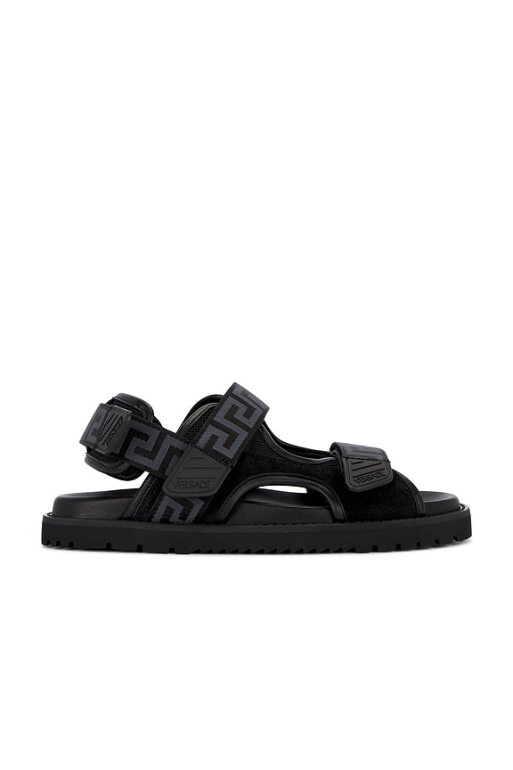 関税送料込♪NEEDLES/Double Strap Sandal Needles Double Strap Sandals in Black | FWRD