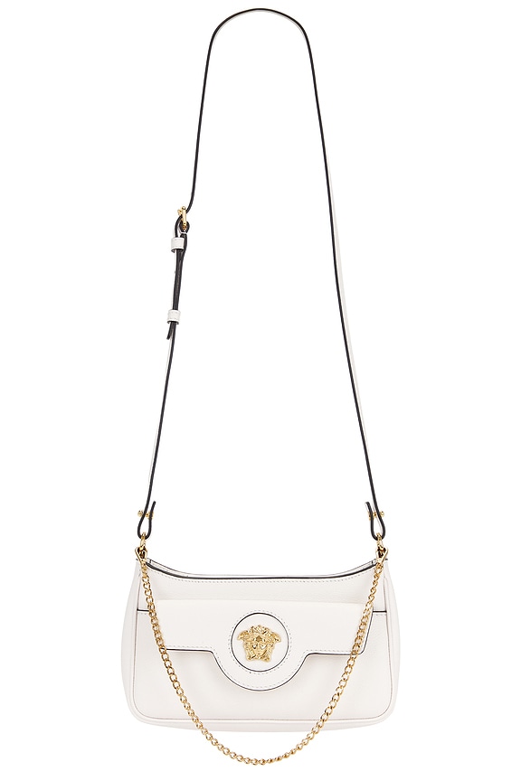 THE ATTICO Friday Crossbody Bag in Optic White | FWRD THE ATTICO Friday Crossbody Bag in Optic White | FWRD