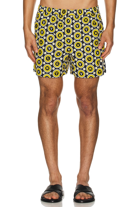 Balenciaga Swim Shorts in Anthracite & Black | FWRD