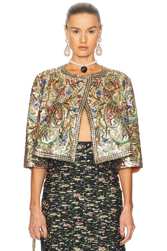 Renoir、ROSES、海外版超希少レゾネ、新品額付 Valentino スカート - Nero & Multicolor | FWRD