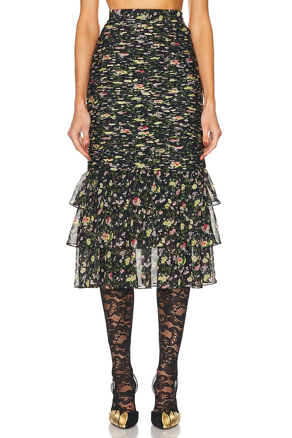 Ganni Joycedale Skirt in Multicolor | FWRD