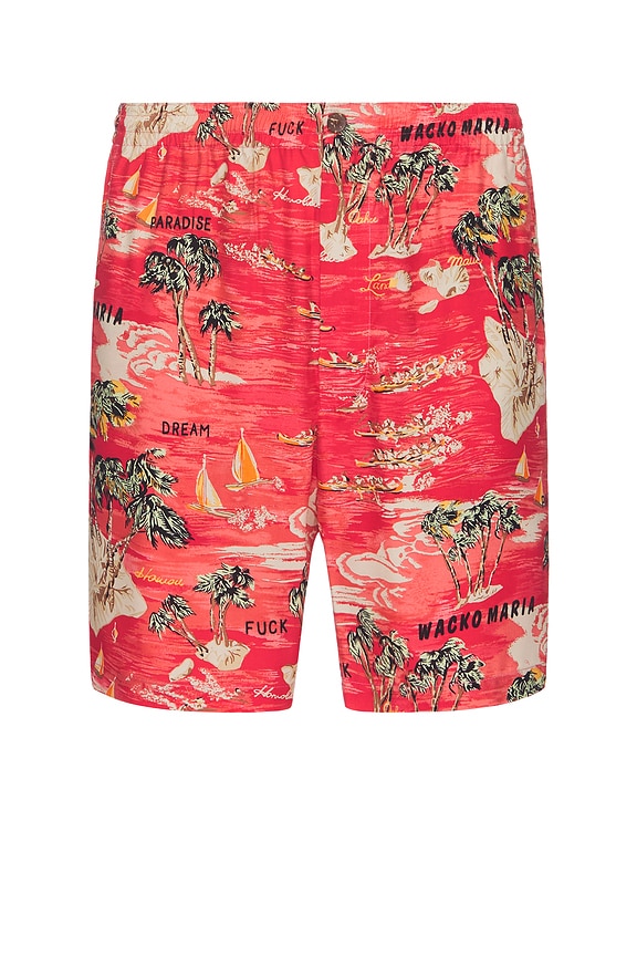 WACKO MARIA Hawaiian Shirt Type-1 in Red | FWRD WACKO MARIA Hawaiian Shirt Type-1 in Red | FWRD