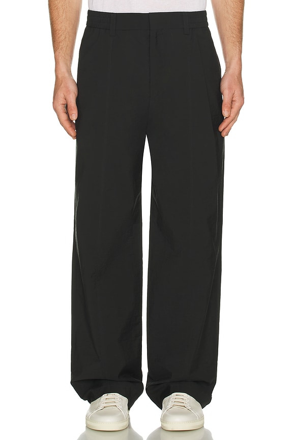 Bottega Veneta Strap Detail Trousers in Black | FWRD