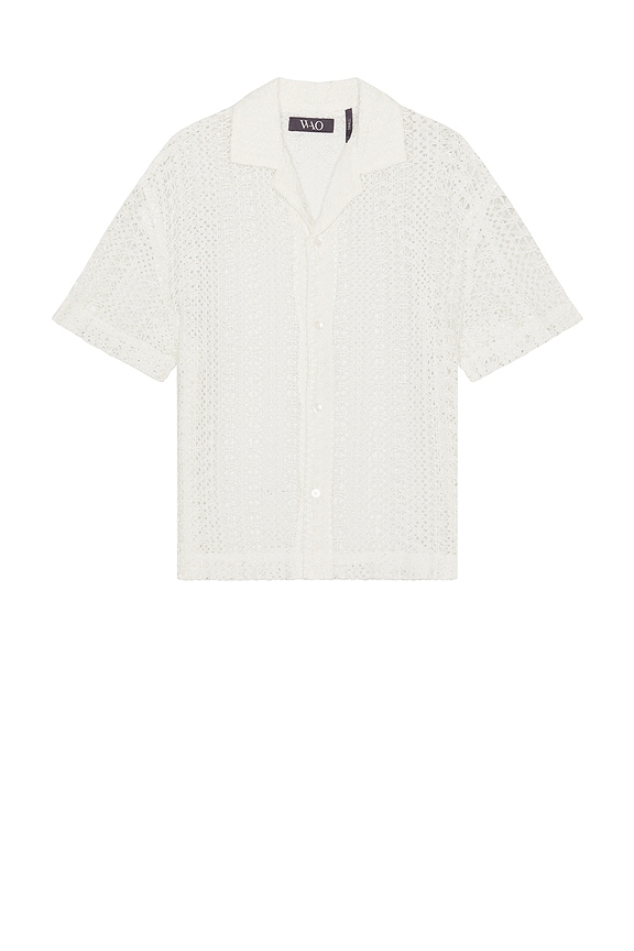 Willy Chavarria Santa Madre Destroyed Buffalo Tee in Off White | FWRD