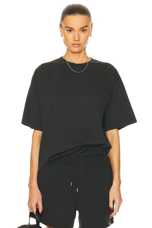 VETEMENTS x Hanes Staff Oversized Tee in Black | FWRD