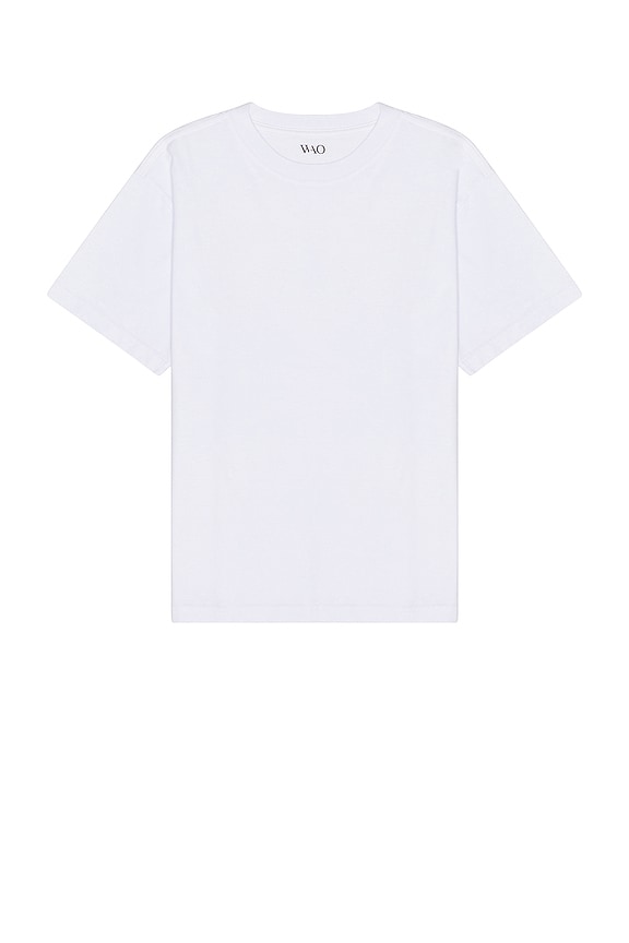 【Needles】 Short Sleeve Crewneck T-Shirt White White Needles Short Sleeve Crew Neck T-Shirt | SVD