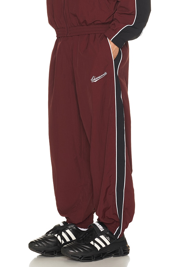 Gosha Rubchinskiy x Adidas Track Pants in Burgundy | FWRD