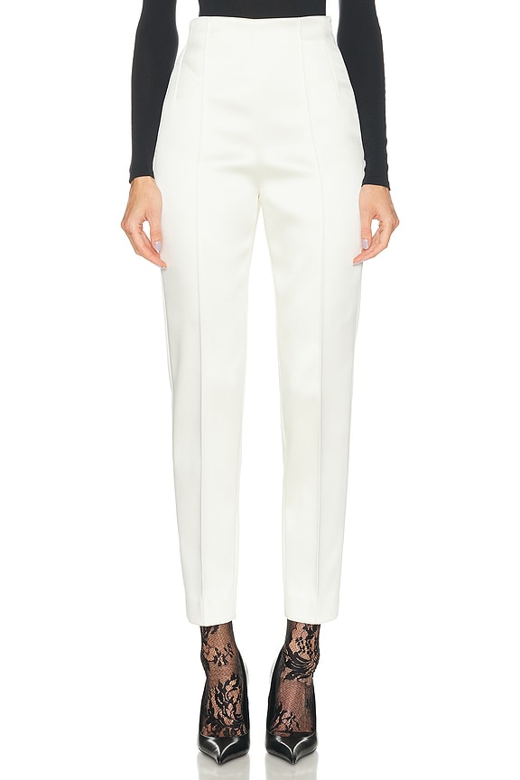 Vince Organza Strapping Trouser in Ivory | FWRD display picture 1