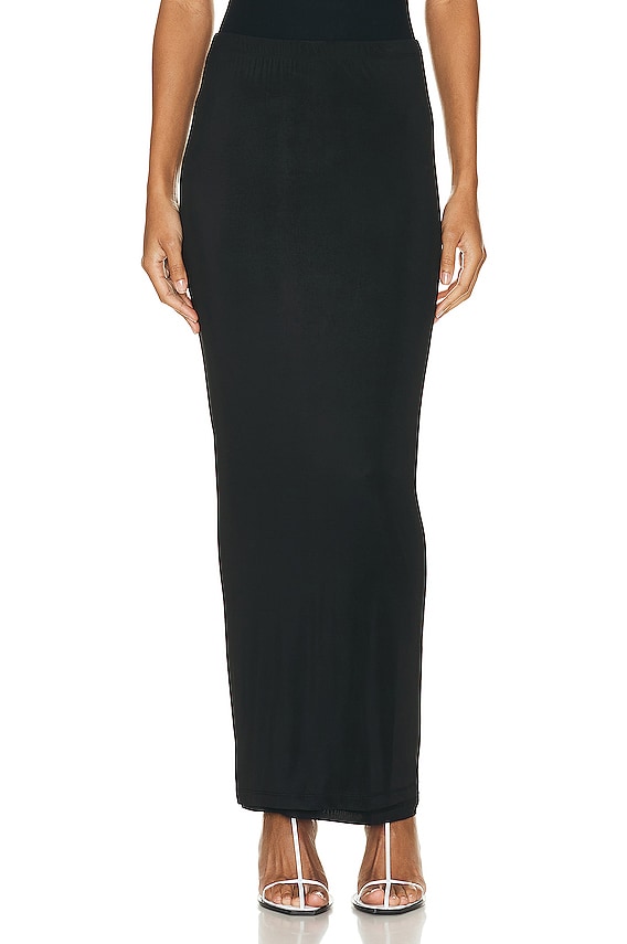【Rick Owens DRKSHDW】 PULL ON PILLAR SKIRT DRKSHDW by Rick Owens Pull on Pillar Skirt in Black | FWRD