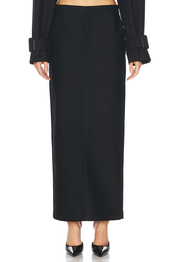 ワンピース AYA MUSE Women Mid Skirts AMSS25106 60410 BLACK WHITE Black Aya Muse Stok cargo-pocket Maxi Skirt | Black | FARFETCH