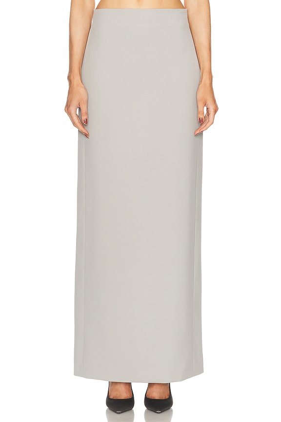 SIR. Iris Asymmetric Midi Skirt in Light Blue | FWRD