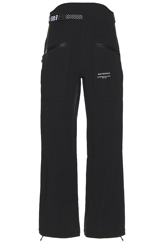 N.HOOLYWOOD Drawstring Knit Wool-Blend Pant in Black & Grey