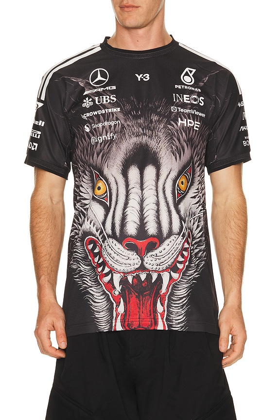 Y-3 x F1 Drvr Jersey in Black | FWRD