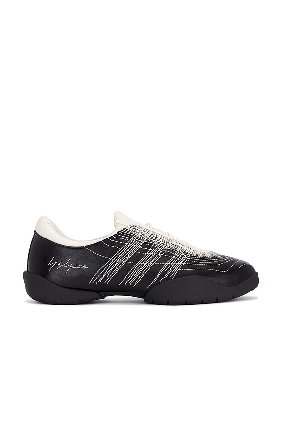 Maison Margiela Clinic Leather High Tops in Black | FWRD