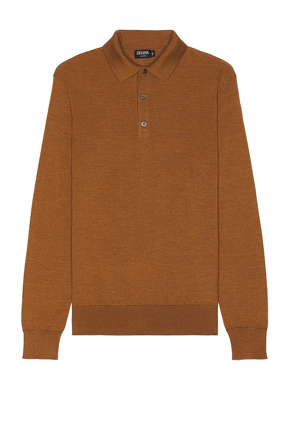 Fear of God Exclusively for Ermenegildo Zegna Polo Shirt in Vicuna