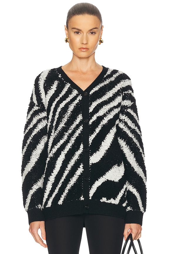 ブラジャー MARC JACOBS ZEBRA-PATTERNED JUMPER IN WOOL BLEND Marc Jacobs Zebra Patterned Jumper In Wool Blend In White