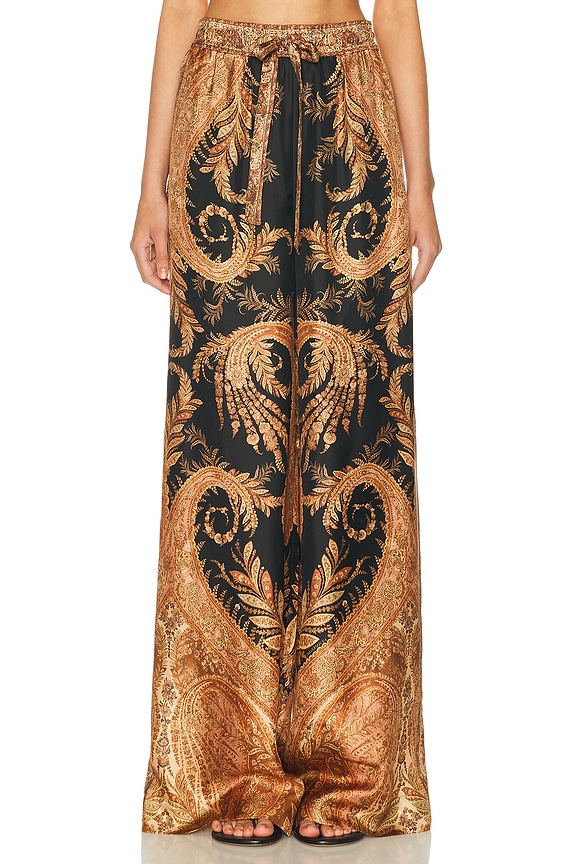 Zimmermann Story 1 Relaxed Top in Black Paisley | FWRD