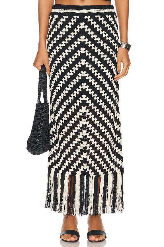 Zimmermann Halliday Hand Crochet Tank in Chevron | FWRD