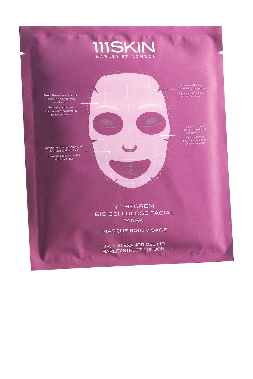 Y Theorem Bio Cellulose Facial Mask 5 Pack in Beauty: NA