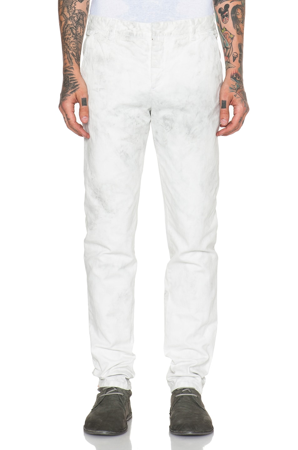 Image 1 of 1.61 FB Chinos in White