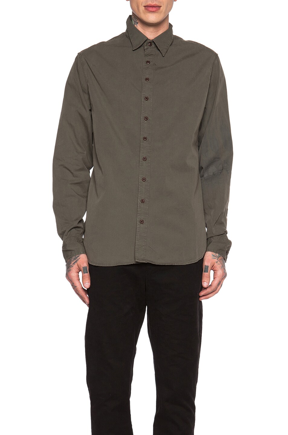 Image 1 of 1.61 BG Button Down Shirt in Khaki