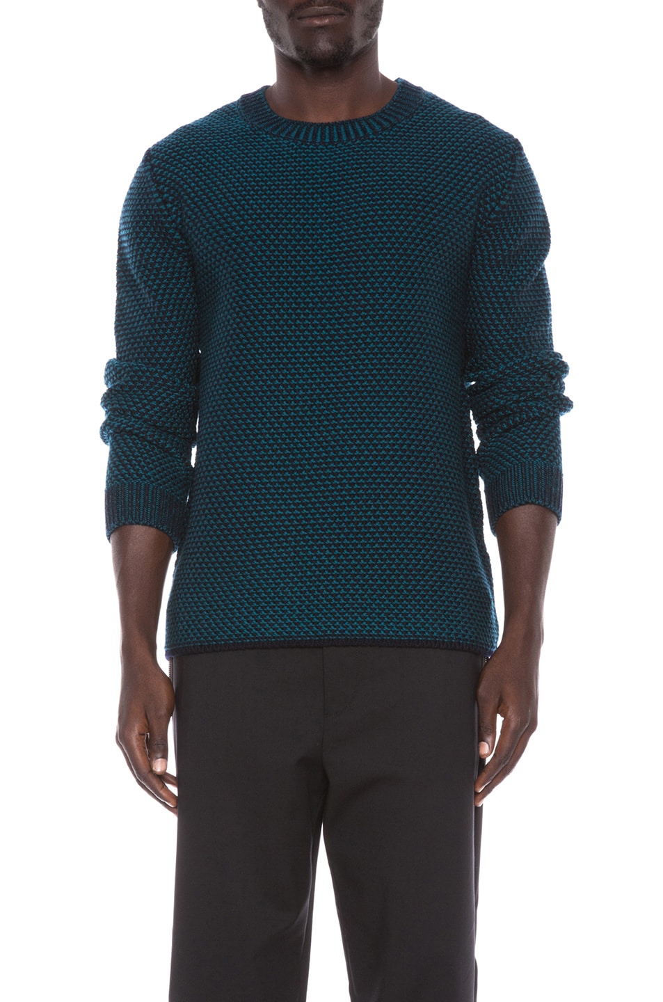Image 1 of 3.1 phillip lim Wool Crochet Sweater in Teal