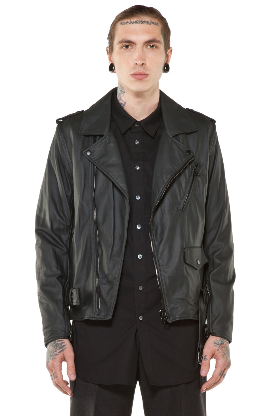 Image 1 of 3.1 phillip lim Leather Moto Jacket in Midnight