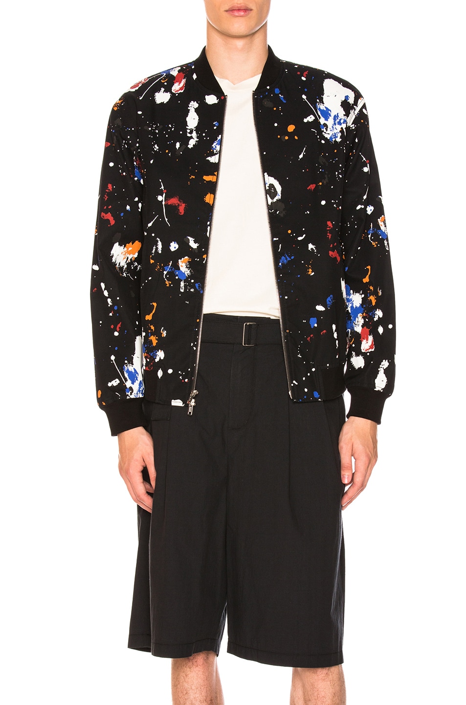 Image 1 of 3.1 phillip lim Painted Bomber Jacket in Black