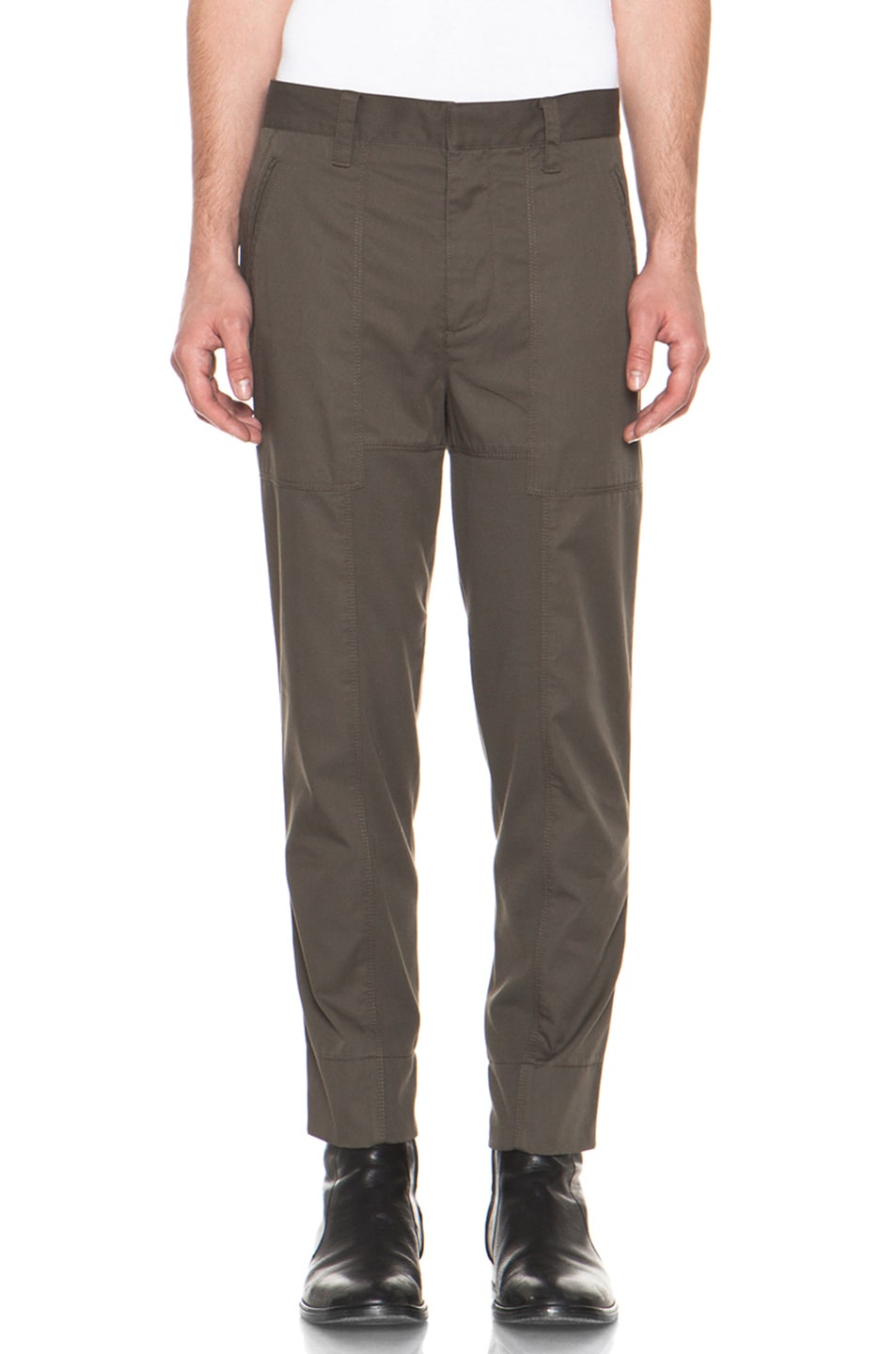 Image 1 of 3.1 phillip lim Slim Fit Utility Pant in Military Green
