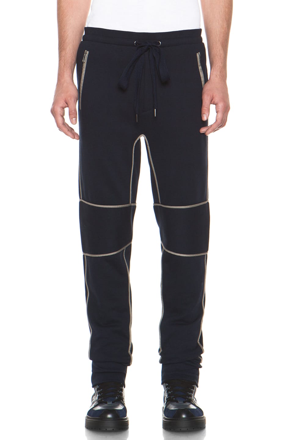 Image 1 of 3.1 phillip lim French Terry Lounge Pant in Navy