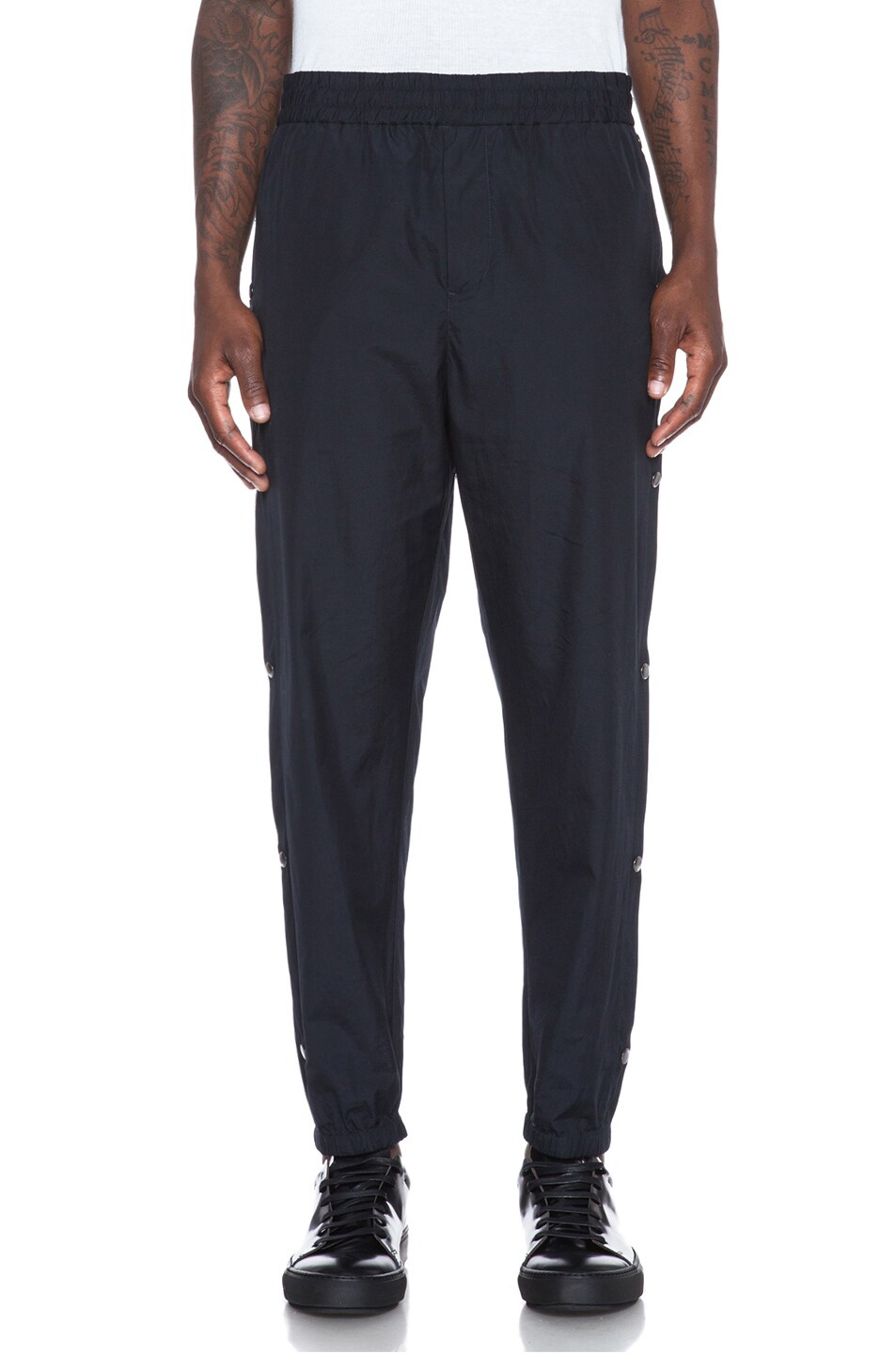 Image 1 of 3.1 phillip lim Side Snap Aviator Cotton Pant in Midnight