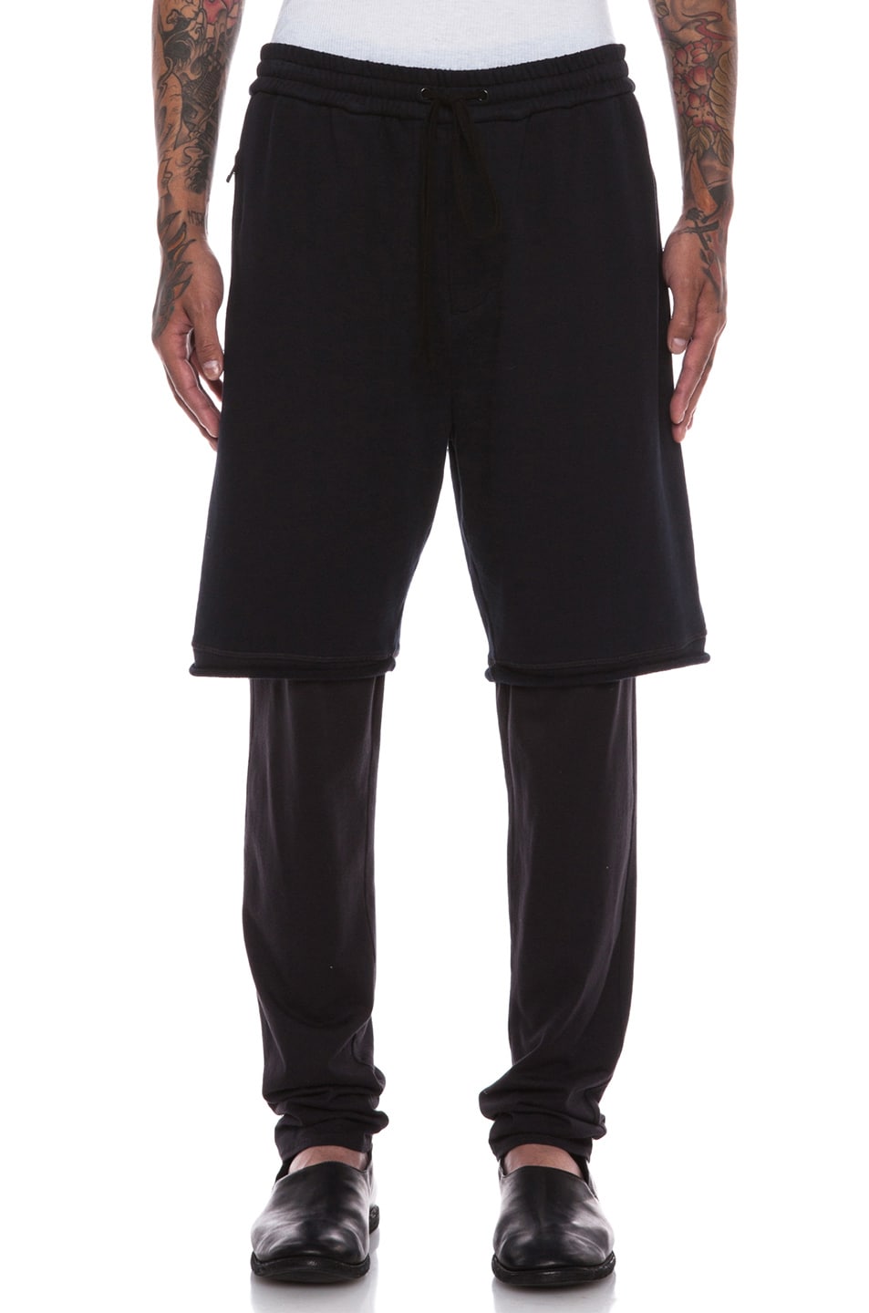 Image 1 of 3.1 phillip lim Hybrid Lounge Cotton Pant in Midnight