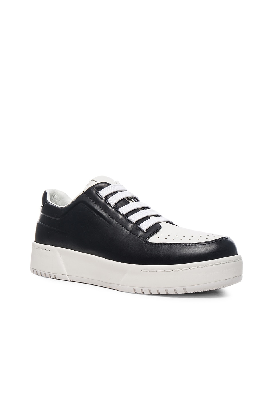 Image 1 of 3.1 phillip lim PL31 Low Top Leather Sneakers in Black & White