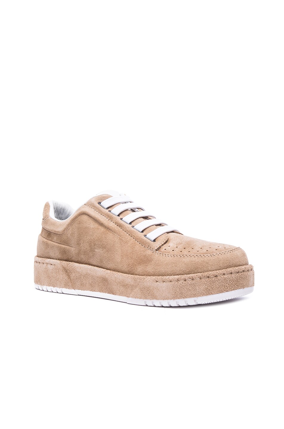 Image 1 of 3.1 phillip lim PL31 Low Top Suede Sneakers in Almond