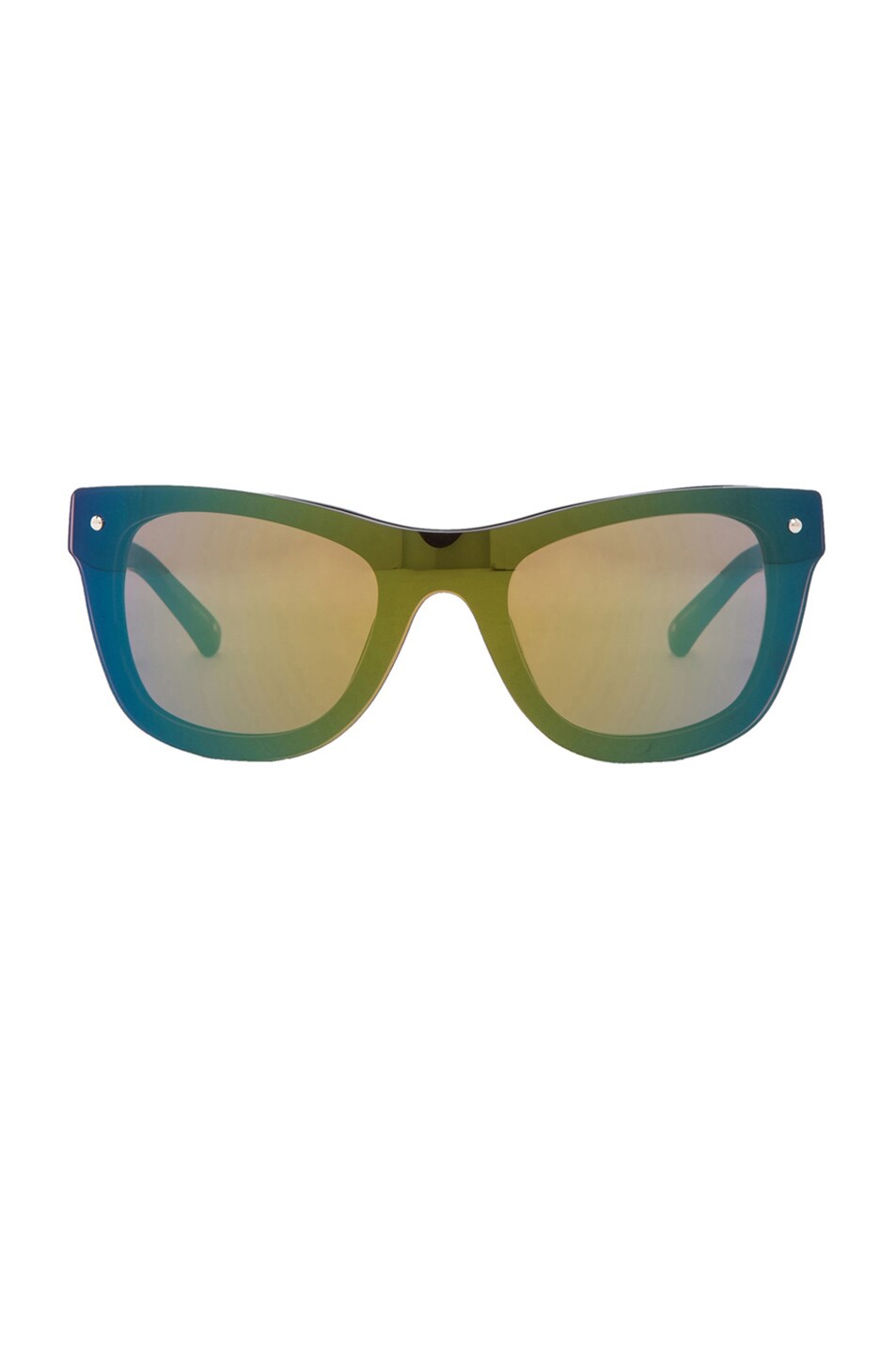Image 1 of 3.1 phillip lim Chrome Mirrored Sunglasses in Black Multi