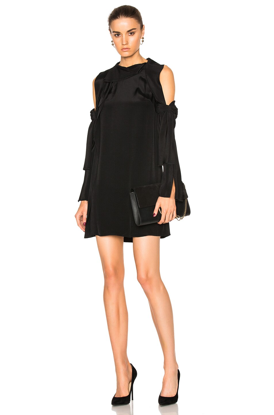 Image 1 of 3.1 phillip lim Cold Shoulder Dress in Black