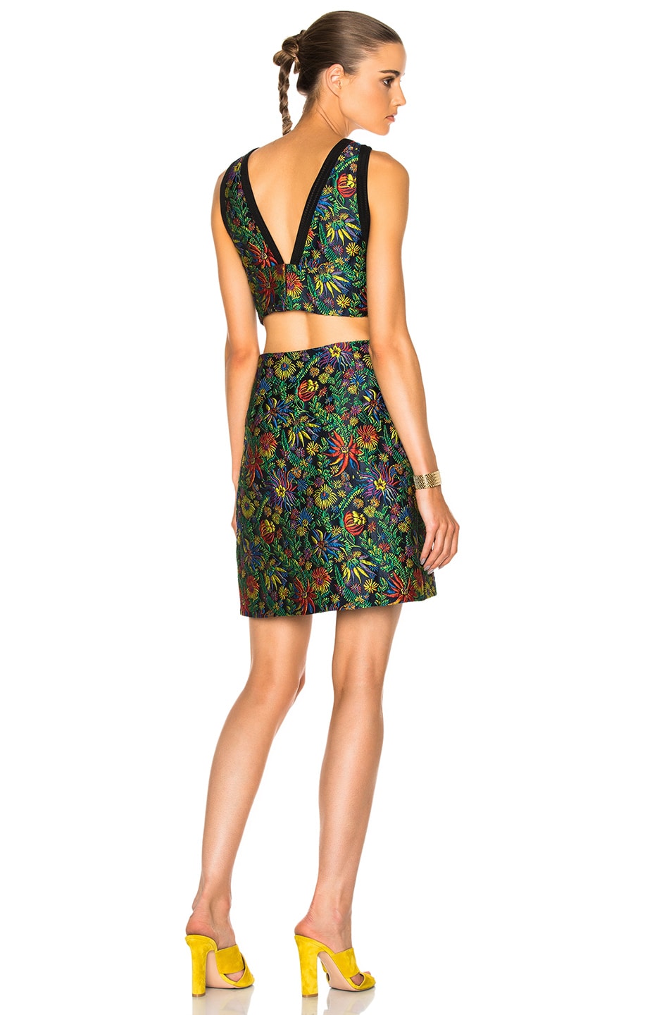 Image 1 of 3.1 phillip lim Floral Side Cut Dress in Midnight
