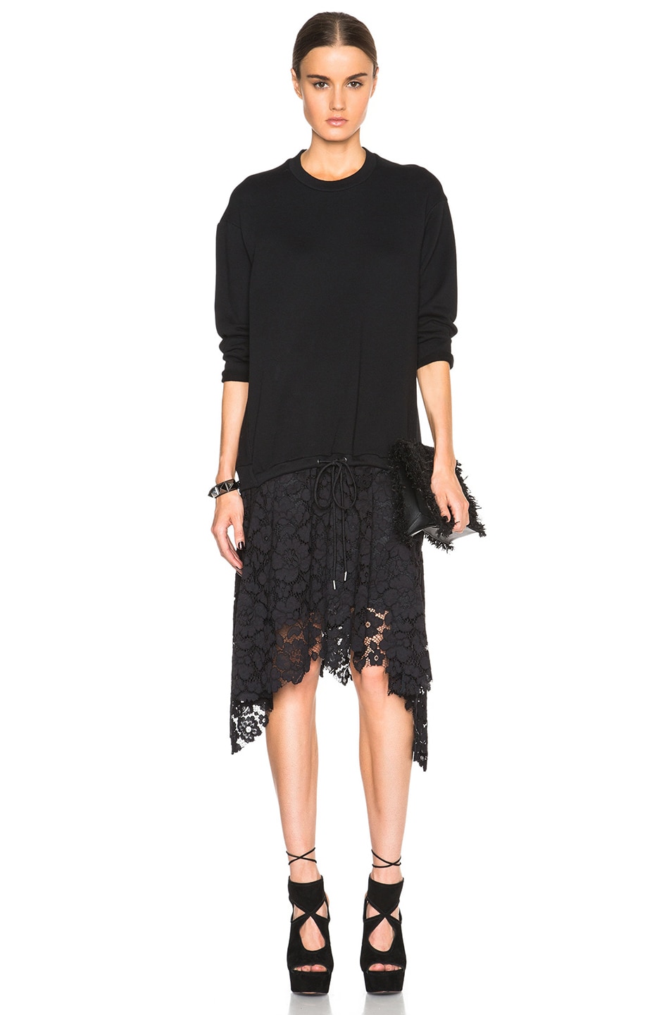 Image 1 of 3.1 phillip lim French Terry Dress in Black