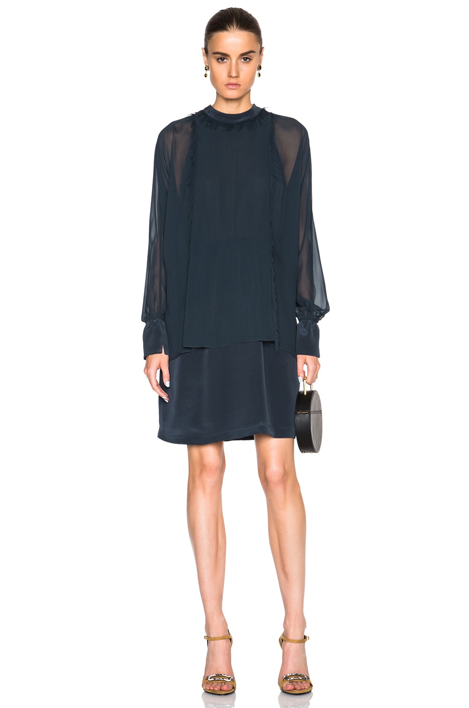 Image 1 of 3.1 phillip lim Dolman Sleeve Dress in Slate