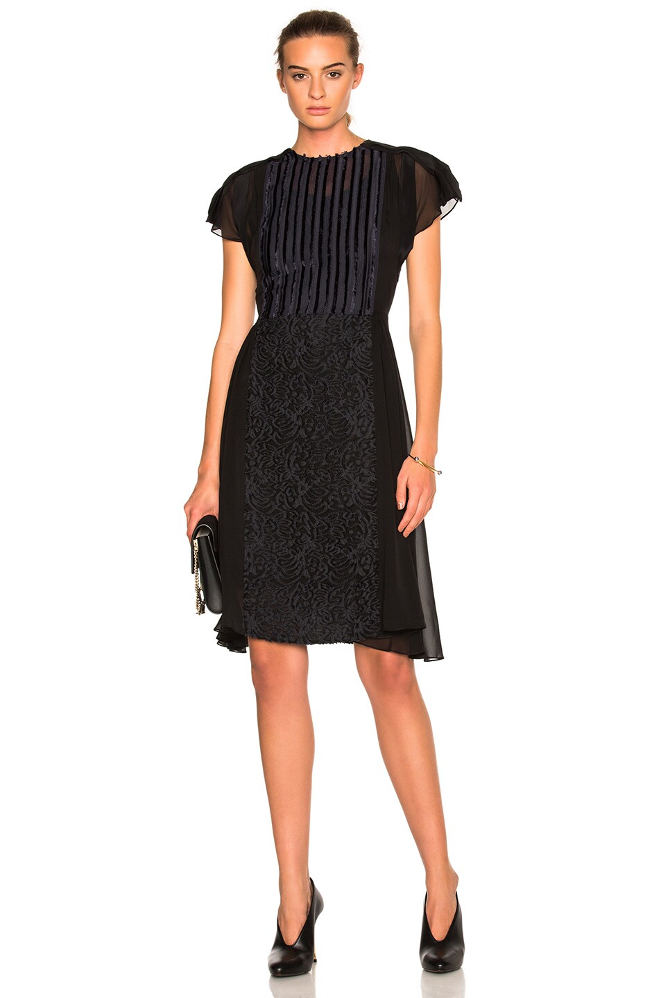 Image 1 of 3.1 phillip lim Flared Dress in Navy