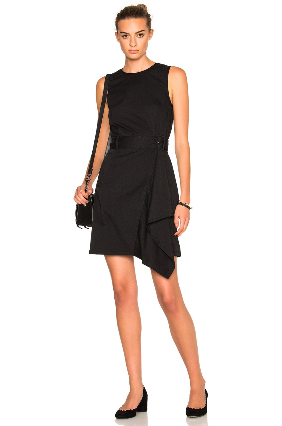 Image 1 of 3.1 phillip lim Cascading Trench Dress in Black