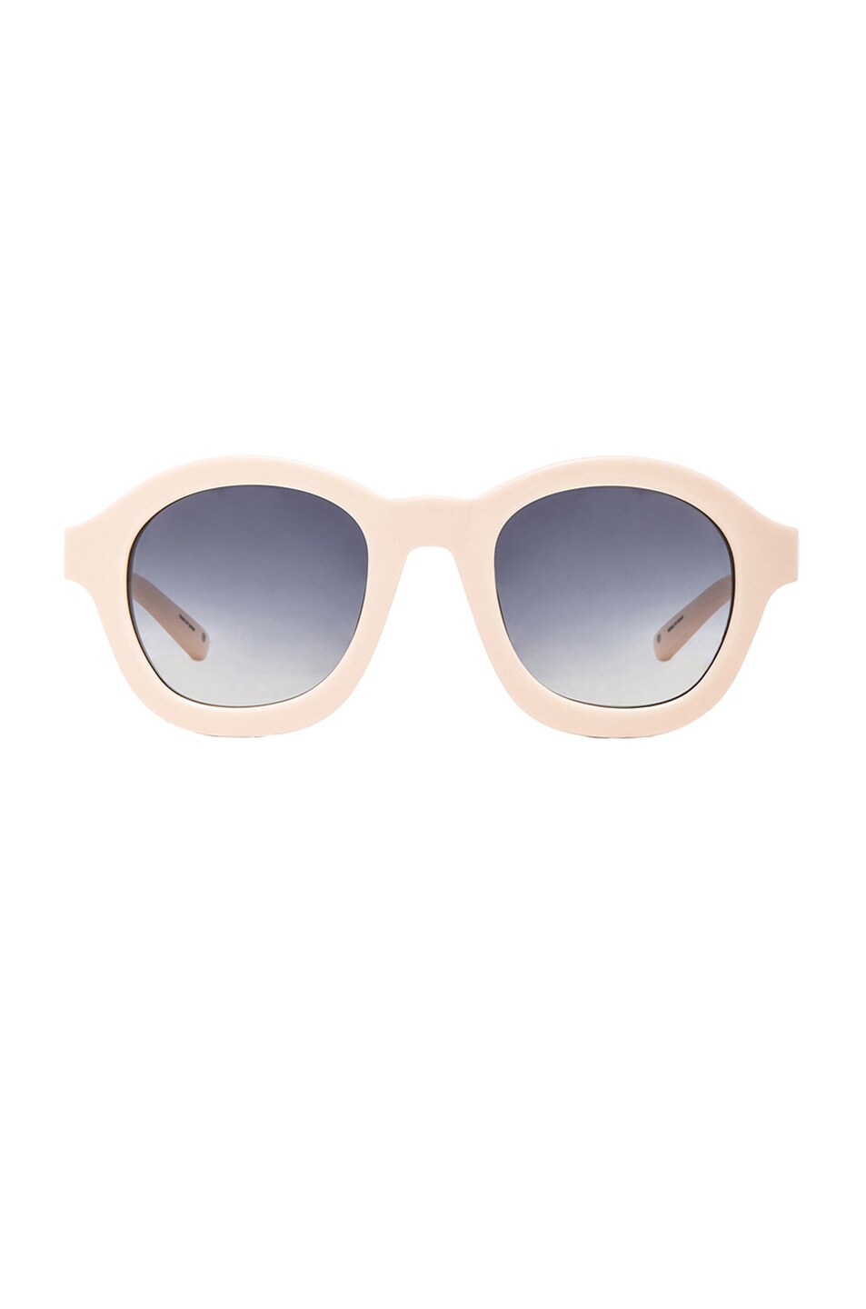 Image 1 of 3.1 phillip lim Circle Sunglasses in Bone & Dark Blue