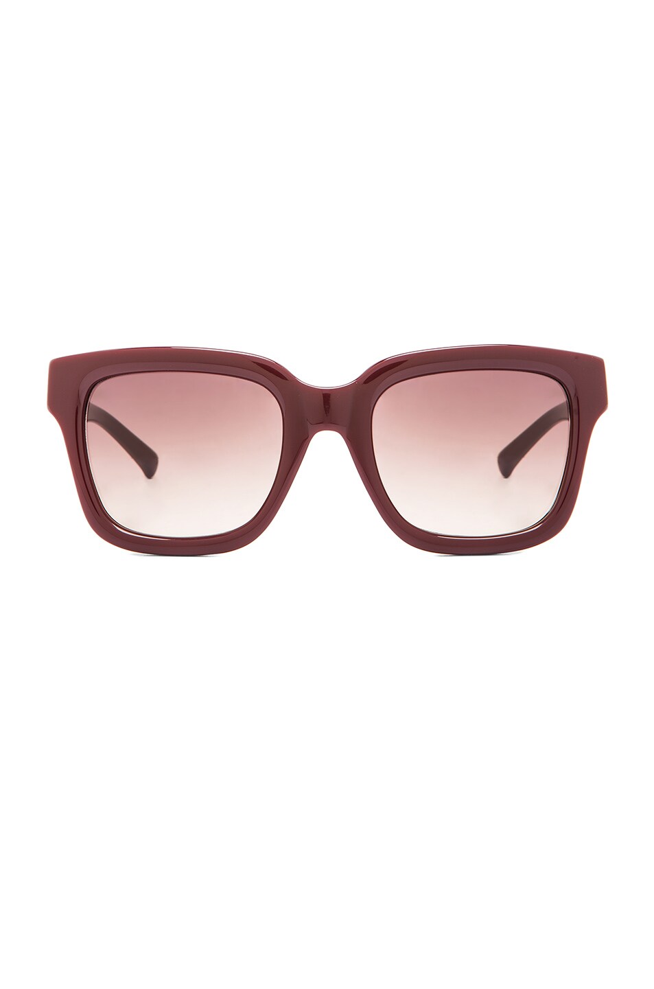 Image 1 of 3.1 phillip lim Square Sunglasses in Burgundy